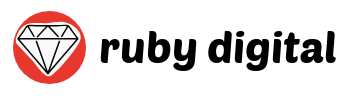 Ruby Digital Agency Black Logo