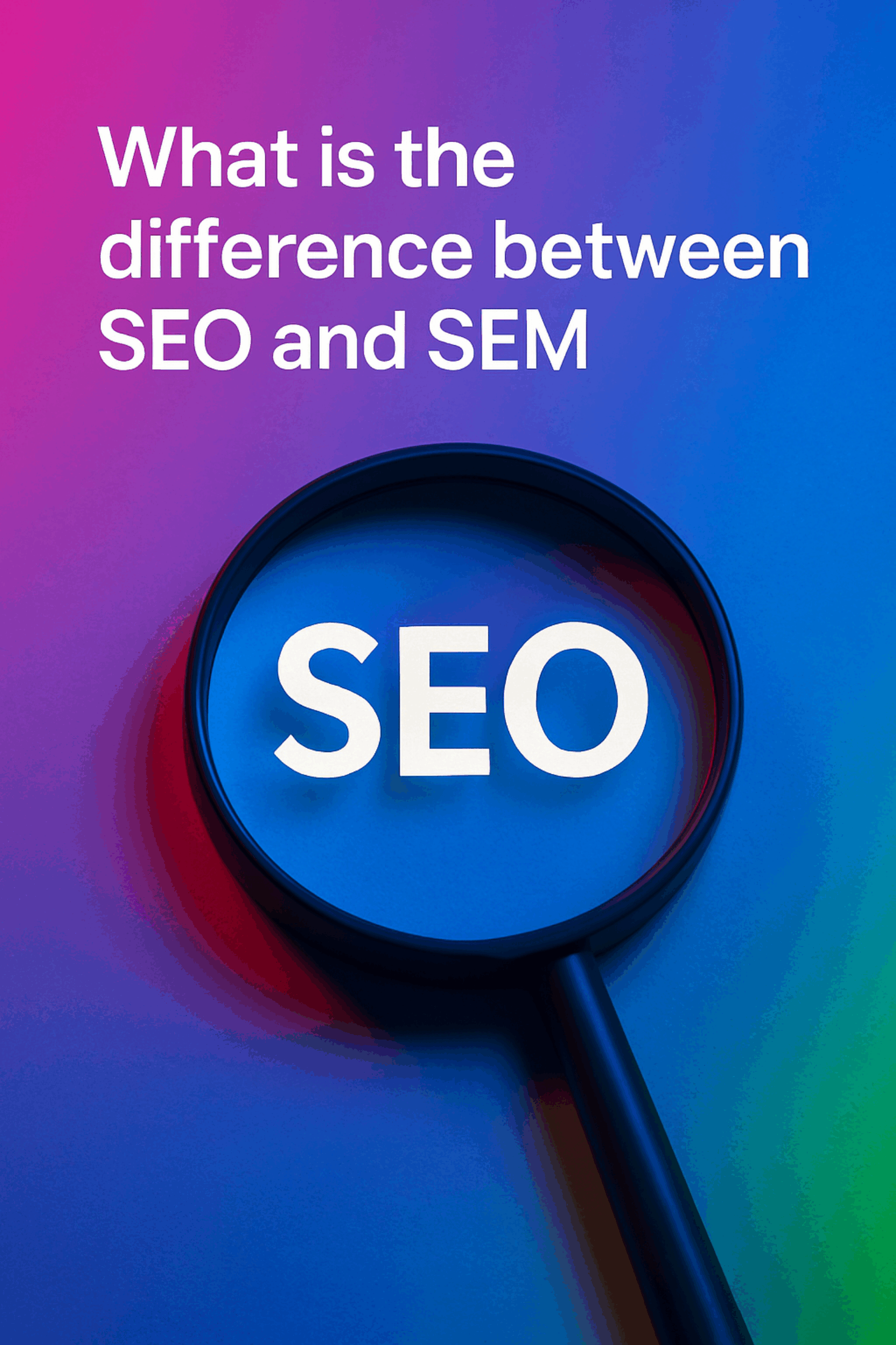 What is the difference between SEO and SEM