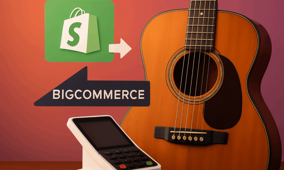 Ruby Digital AI Migrates Midwood Guitar Studio from BigCommerce to Shopify with POS