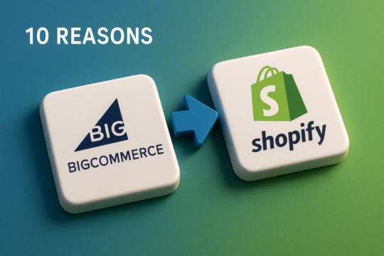 10 Reasons To Consider Migrating from BigCommerce to Shopify